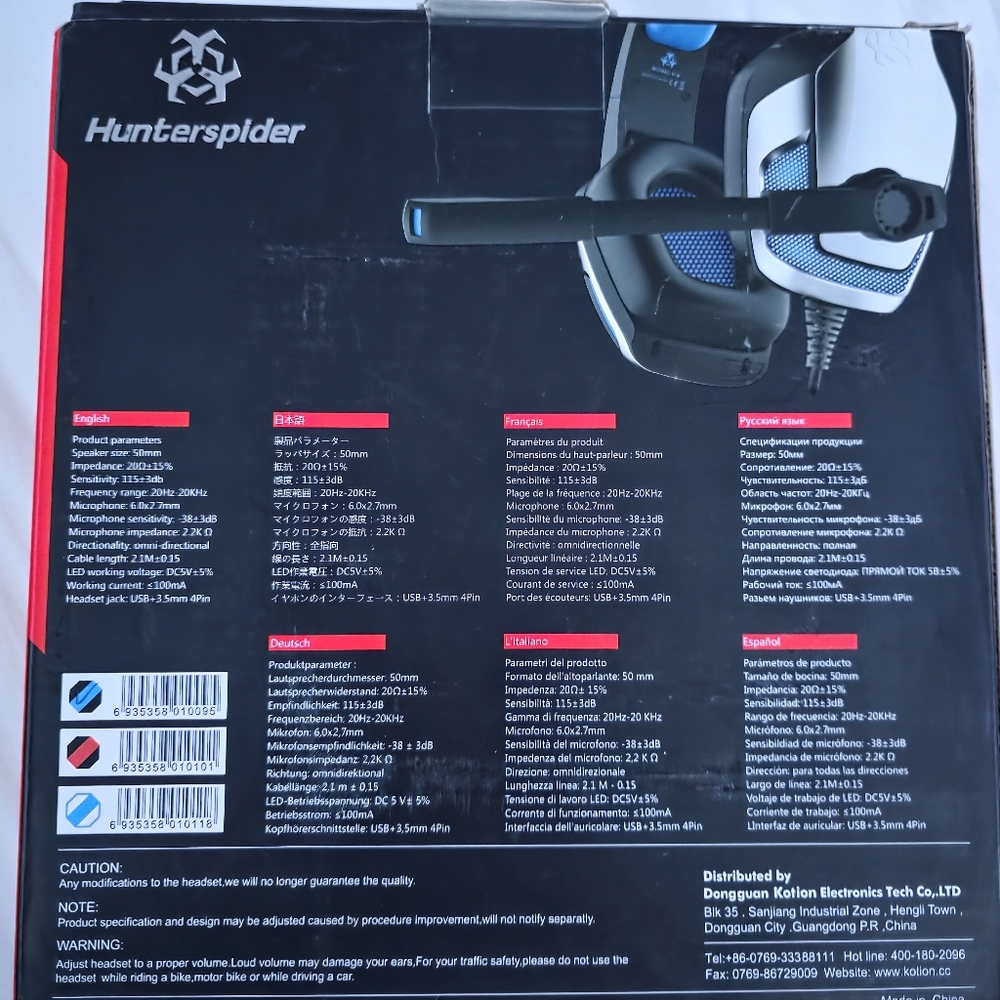 HunterSpider Headset